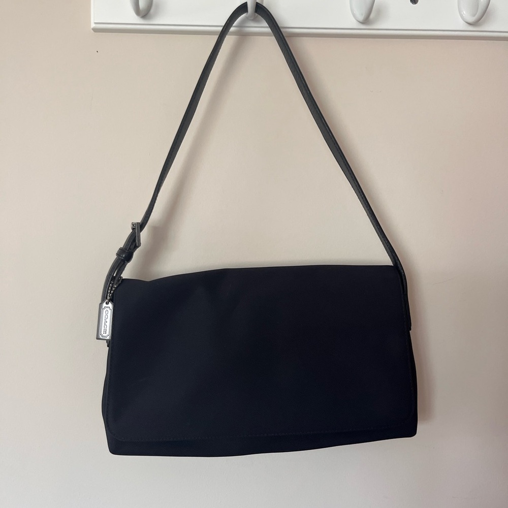 Vintage COACH 7413 Black Shoulder Bag